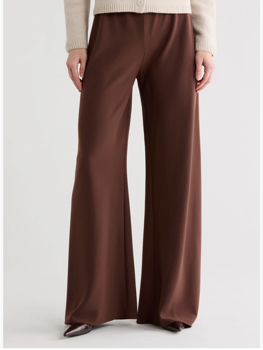 Vince Camuto Women's Wide-Leg Pants in Deep Brown